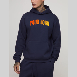 OEM de alta calidad pulóver hombres sudaderas con capucha de gran tamaño logotipo personalizado en blanco Unisex peso pesado hombre pulóver con capucha - Product Image 4