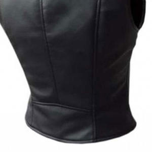 Chaleco de invierno informal de tendencia Último diseño con buen material de tela Servicios OEM Baja tasa Buena venta Chaleco de cuero de moda - Product Image 5