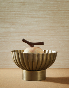 Bol de centre de fruits en relief en laiton antique moderne avec support de base en laiton de haute qualité bols de service polis personnalisés - Product Image 2