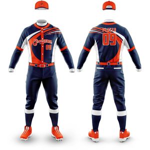 Conjuntos de uniformes de béisbol de secado rápido de alta calidad Nuevo diseño Transpirable Venta en línea al por mayor Precio barato - Product Image 1