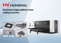 Machine de découpe laser à fibre CNC à prix de gros, découpeuse laser métallique à tirage latéral fermé, livraison rapide pour la fabrication métallique