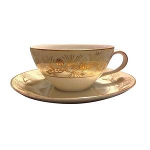 Juego de 2 Tazas y Platos de Latón en Color Plata y Dorado, Juego de Tazas y Platos de Primera Calidad, Tamaño Personalizado, de la India - Product Image 5