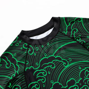 Camiseta de Manga Larga de Alta Calidad, Transpirable, de Colores Sólidos, Diseño Personalizado, al por Mayor para Hombre, Spandex/Poliéster - Product Image 2