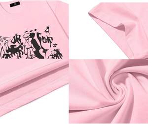 Camisetas gráficas para hombre, camisetas de manga corta con grafiti creativo de gran tamaño, ropa de calle informal de rapero de verano, camisetas Y2k - Product Image 4