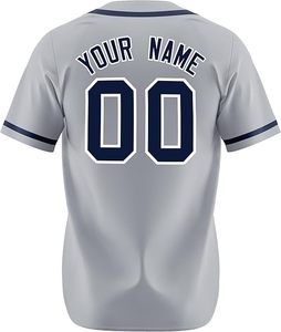 Vente en gros OEM uniforme de baseball personnalisé de haute qualité Maillot de baseball Maillots de baseball simples - Product Image 2