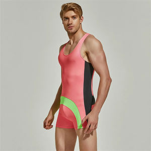Meilleure qualité Gym Sports Wrestling Singlet Polyester Made Sportswear Haltérophilie Youth Singlet Suit With OEM Service - Product Image 6