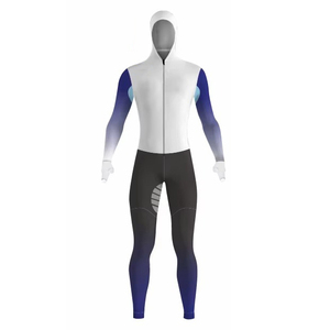 Meilleure vente unisexe patinage de vitesse uniforme fermeture éclair pour la technologie respirant séchage rapide caractéristiques faible quantité minimale de commande professionnel - Product Image 2