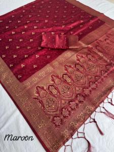 Exclusive Satin Silk Saree Collection Wholesale Designer Sarees with Intricate Embellishments and Vibrant Colors for Resellers - Product Image 4