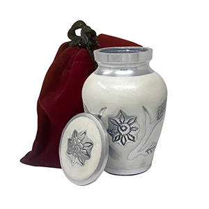 Custom European Style <b>Mini</b> <b>Urn</b> Hot Priced Metal Cremation Token <b>for</b> Human <b>Ashes</b> From India Hot Priced Funeral Products - Product Image 4