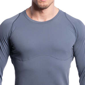 Vêtements de sport respirants pour hommes, chemises de compression à la vente chaude, légères, chemises de compression pour hommes - Product Image 6