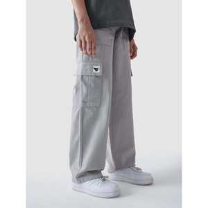 Pantalones Tácticos Cargo Gris Pizarra VII, Corte Holgado, Lona, Logotipo Personalizable, Talla XL, Pliegues, Decoraciones con Cremallera, Lavado de Color, Ropa de Trabajo - Product Image 4