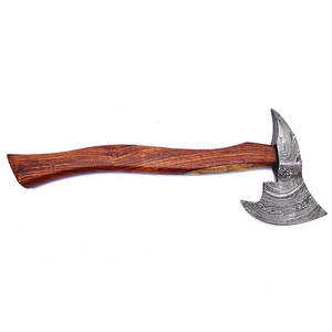 Wholesale Customized OEM ODM Cutlery Factory New Design Damascus Steel Axe with Wooden <b>Handle</b> Top Selling Product Multi-Purpose - Product Image 2