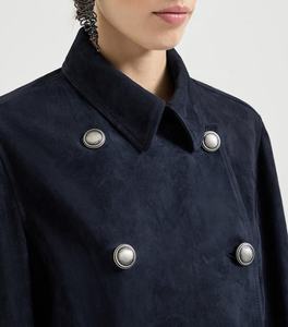 Vestes en cuir souple pour femmes, style motard, automne-hiver 2022, décontractées, courtes, mates, streetwear, vêtements - Product Image 6