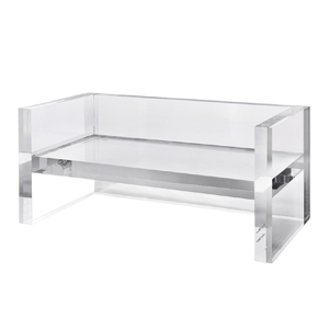 Luxury Transparent Clear Acrylic Furniture for Hotel Home Apartment <b>Dining</b> Hospital Workshop-Foldable Plastic Living Room Set - Product Image 4