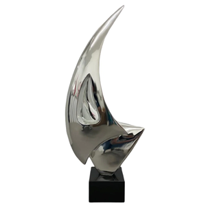 Sculptures en métal exclusives pour la décoration intérieure et objets décoratifs Sculpture abstraite en fonte d'aluminium Disponible dans toutes les finitions - Product Image 3