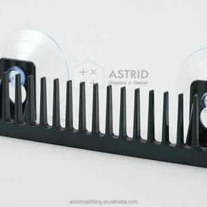 ชั้นวางของสแตนเลสติดผนังสำหรับร้านเสริมสวยชั้นวางวิกผมสีชมพู - Product Image 3