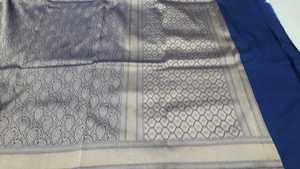 Lujosos saris de telar manual de seda pura 100% saris tradicionales hechos a mano con tejidos atemporales para cada ocasión étnica - Product Image 6