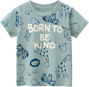 T-shirt pour enfants, imprimé personnalisé à manches courtes imprimé décontracté tricoté 100% coton 180 grammes - Product Image 4