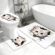Custom Printed <b>Mat</b> <b>Bathroom</b> Rug <b>Set</b> for <b>Bathroom</b> Non-Slip Shower Curtain Bath <b>Mat</b> - Product Image 2