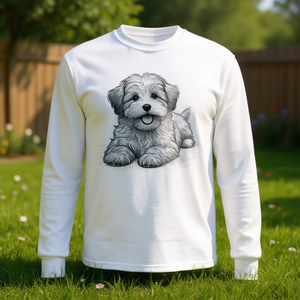 Maglietta a Maniche Lunghe per Proprietari di Cuccioli Havanese - Idea Promozionale - Product Image 3
