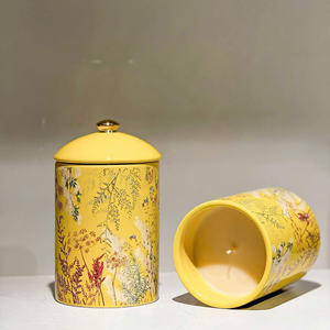 Wholesale Luxury <b>Candle</b> 10oz ceramic <b>jar</b> with custom private logo-good product best price Luxury <b>Candle</b> - Product Image 3