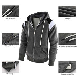 Sweats à capuche unisexes à fermeture éclair de haute qualité, poids lourd, impression de logo personnalisé, coupe ample, style décontracté, sweats à capuche grande taille - Product Image 5