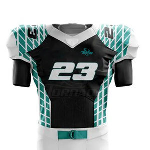 Uniforme de football américain personnalisable, respirant et de grande taille, conçu avec des matériaux de haute qualité, fabriqué dans les meilleures installations américaines - Product Image 3