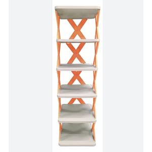 Moderna cremagliera di bambù organizzatore acciaio e materiale PP per la casa soggiorno mobili da cucina assemblaggio - Product Image 1