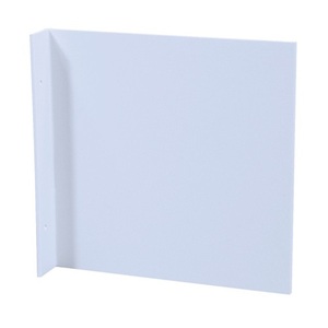 Panneau de signalisation blanc vierge L148xW148 mm pour présentoirs en aluminium, en plastique - Product Image 1
