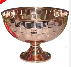 2025 high selling round shape copper <b>dessert</b> serving <b>bowl</b> for hotel restaurant and bar - Product Image 1