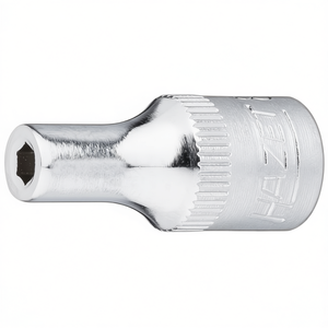 Hazet 1/4'' 6-Point Square <b>Socket</b> with Traction Profile and Knurling Durable Pliers for Professional Use - Product Image 3