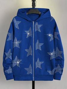 Meilleur Prix Strass Hoodies Fabriqué au Pakistan Thermique Avec Bas quantité minimale de commande Strass Hoodies Meilleur Style Hommes Strass Hoodies - Product Image 6