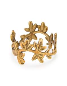 Juego de servilleteros de latón fundido de 4 anillos de latón hechos a mano perfectos para ocasiones festivas de comedor boda fiesta evento Decoración de mesa - Product Image 2