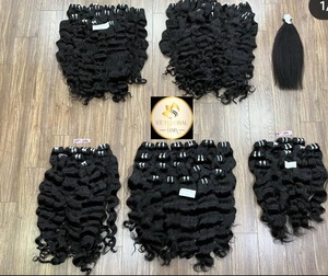 Perruque lace front wig tressée à la main — noble, cheveux synthétiques longs noirs, Locs papillon, perruque FULL lace tressée - Product Image 5