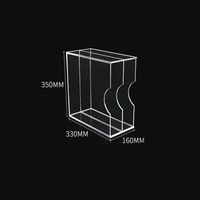 Support de présentation de CD en acrylique transparent personnalisé |   Support de rangement transparent pour CD, albums et collections musicales
