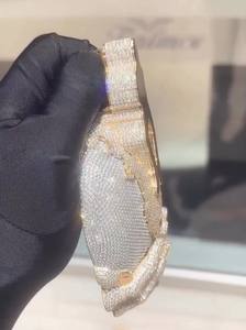 Colgante Personalizado con Personaje de Dibujos Animados con Piedras de Imitación |   Joyería Hip Hop con Moissanita Certificada por CONCEPTION GRA |   Plata 925 Esmaltada Lista para Fiestas - Product Image 3