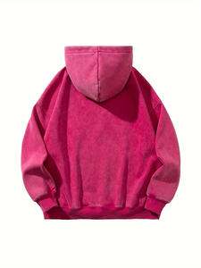 เสื้อฮู้ดผ้าฟลีซผ้าฝ้ายผสมสำหรับผู้ชายเสื้อฮู้ดพิมพ์ลายโลโก้ออกแบบได้ตามต้องการสำหรับฤดูหนาว - Product Image 2