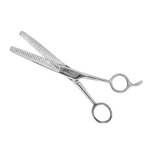 OEM/ODM Ciseaux professionnels pour l'amincissement des cheveux Poignée en céramique Conception de beauté en acier inoxydable pour la coupe de cheveux personnelle Lame tranchante - Product Image 3