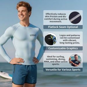 Rashguard de haute qualité sur mesure pour hommes BJJ MMA avec logo sur le devant pour les arts martiaux, chemises de compression MMA - Product Image 4