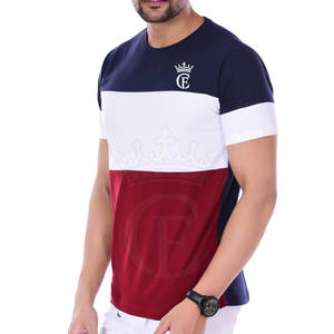 100% coton grande taille t-shirts à manches courtes hommes t-shirts tissu respirant t-shirt personnalisé pour hommes - Product Image 3
