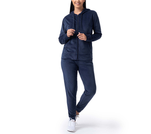 Service OEM Survêtement décontracté d'hiver pour femme, motif uni, 100% coton, anti-UV, doublure polaire coupe-vent, vente chaude - Product Image 1