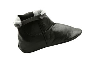 Calcetines de cuero unisex Khuffain 100% lana de piel de vaca cremallera cómodos antideslizantes oraciones musulmanas islámicas temporada de invierno de origen ODM - Product Image 6