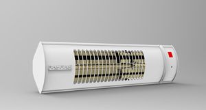 2 Kw-4 Kw Electrical Infrared Patio <b>Heaters</b> with UK <b>Plug</b> & Remote Control Option - Product Image 3