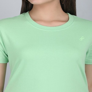 Femmes col en O tenues d'été pour femmes col rond haut régulier femme graphique personnalisé chemises en coton femmes imprimé manches tshirt tops - Product Image 6