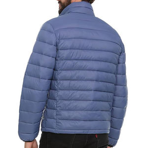 Veste matelassée imperméable coupe-vent pour homme, veste d'hiver matelassée de créateur, veste matelassée en polyester pour l'extérieur, veste matelassée personnalisée pour homme - Product Image 2