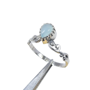 Online Sale 925 Sterling Silver Chalcedony Gemstone <b>Ring</b> Handmade Jewelry Supplier Wholesale Exporter - Product Image 1
