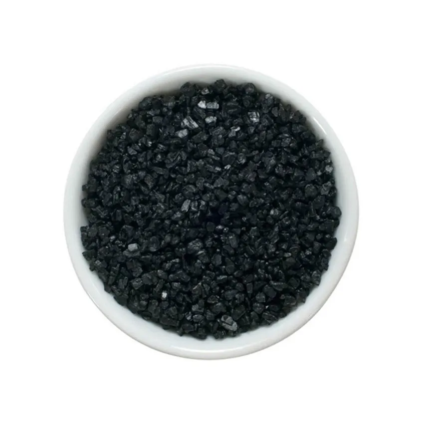 Atasan alami garam hitam Himalaya Kelas A + garam hitam batu alami murni garam Himalaya hitam untuk memasak dengan kemasan kustom