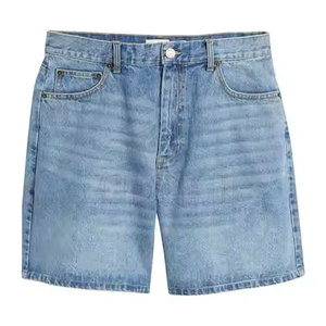 Pantalones vaqueros deportivos ligeros para hombre al por mayor, cómodos pantalones cortos de cintura media, patrón sólido de alta calidad a la venta en línea - Product Image 1