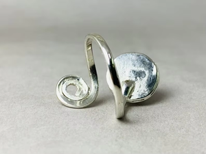 Anillos de piedra lunar de arcoíris Natural de Plata de Ley 925 sólida a la moda, piedras preciosas de Fuego Azul, joyería fina minimalista al por mayor - Product Image 4