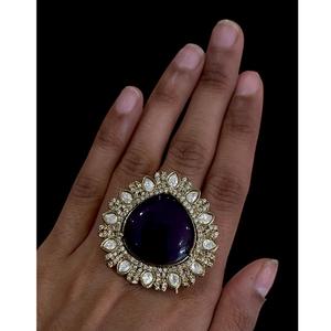 แหวนเพทายที่ทันสมัยสำหรับเด็กผู้หญิงแหวนเพชรแฟนซีหรูหราแหวนสวมนิ้วแฟนซีสำหรับงานปาร์ตี้และงานแต่งงาน - Product Image 1